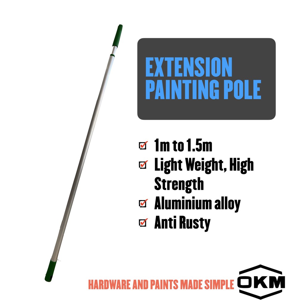 Extendable Painting Pole 1m1.5m Shopee Singapore