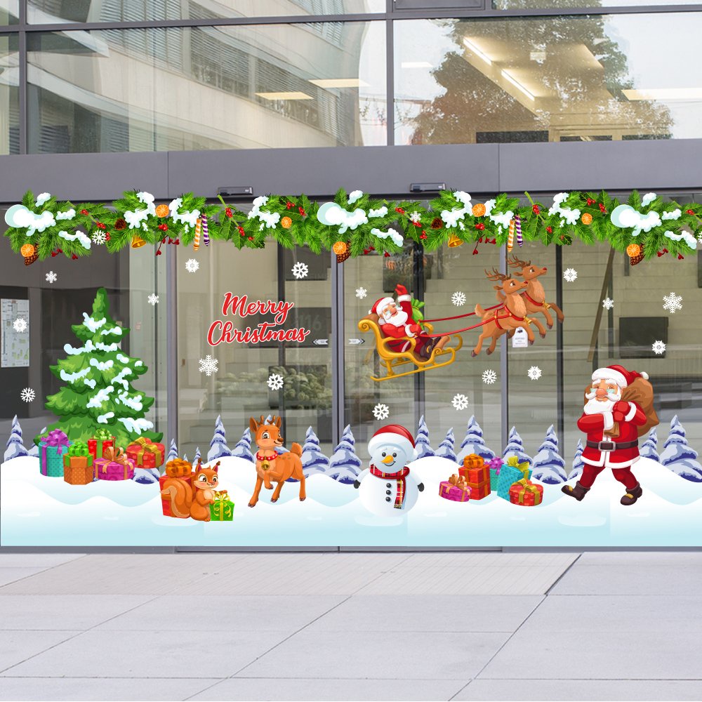 Large format Christmas decal High quality large format Christmas