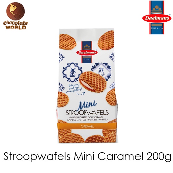 Daelmans Stroopwafels Mini Caramel Waffles 200g (Made in EU) Shopee