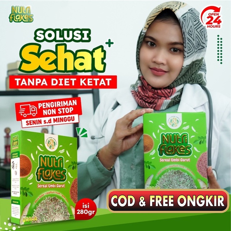 Nutriflakes Cereal Tuber GARUT The Right Solution To Gastric Acid Ulcer & Gerd