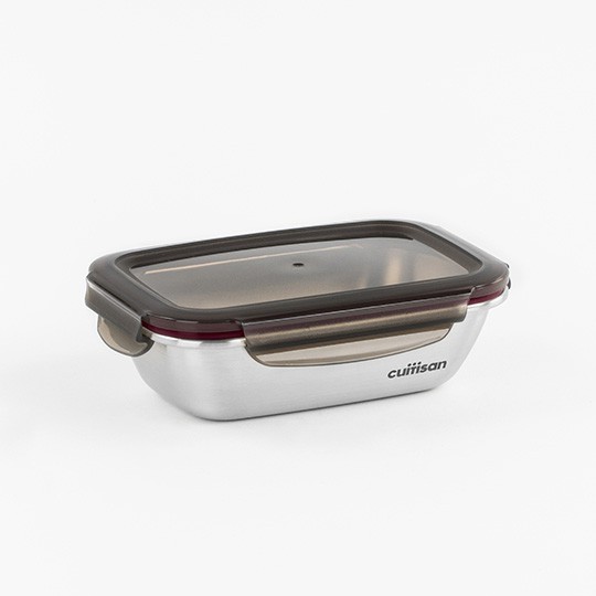 CUITISAN Flora Rect No 5 580ml MICROWAVE SAFE stainless steel