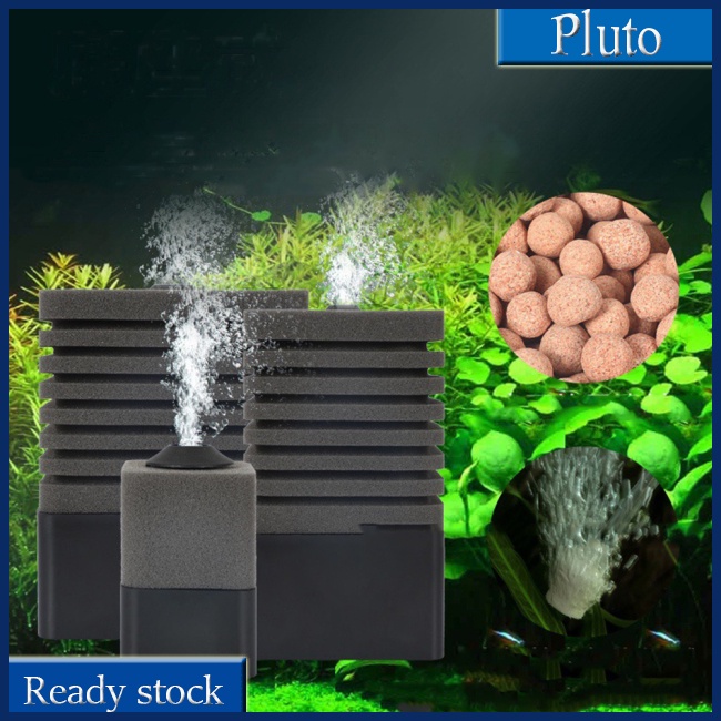 NEW 3in1 Sponge Filter Air Pump Biochemical Filtration Water