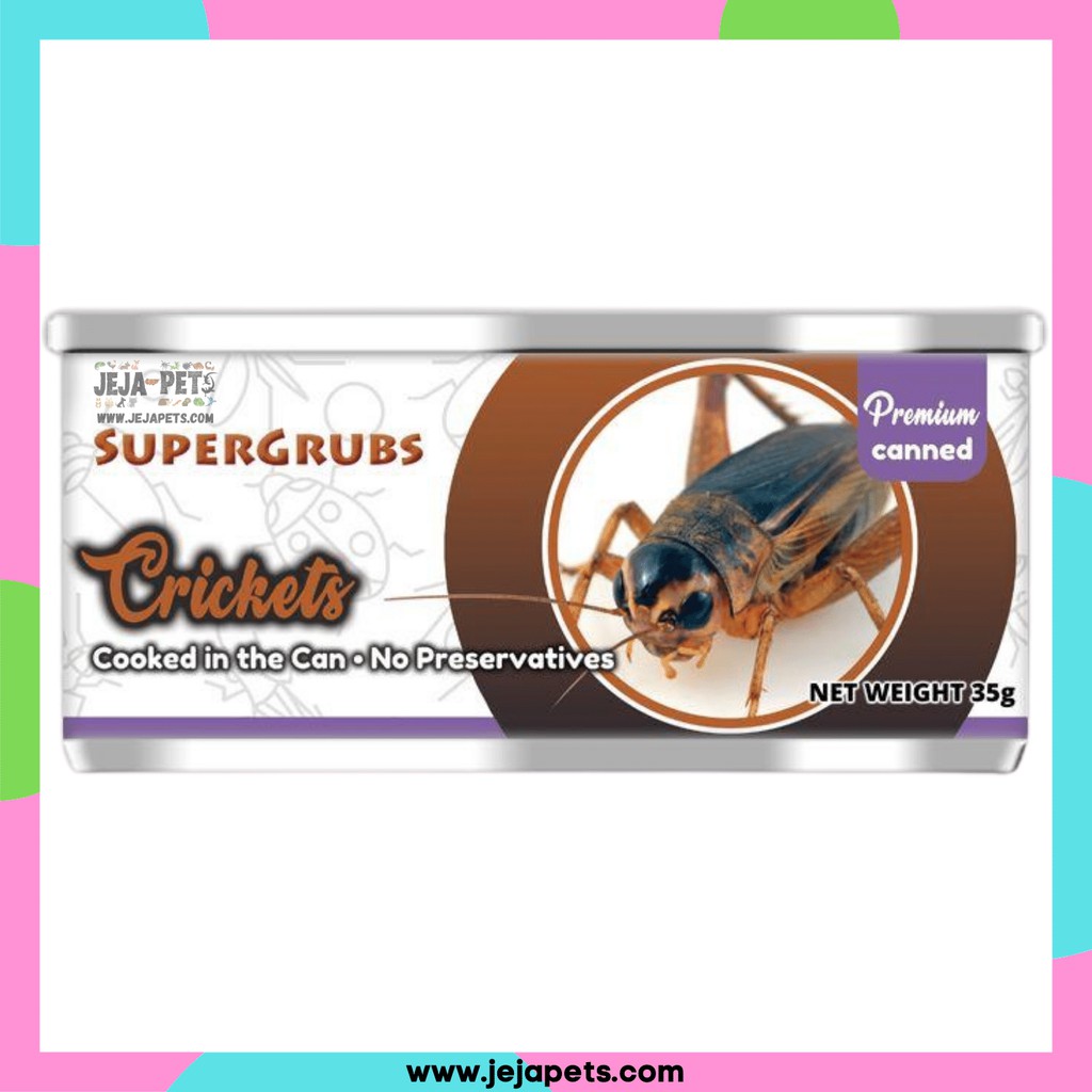 Supergrubs Canned Crickets 35g Shopee Singapore