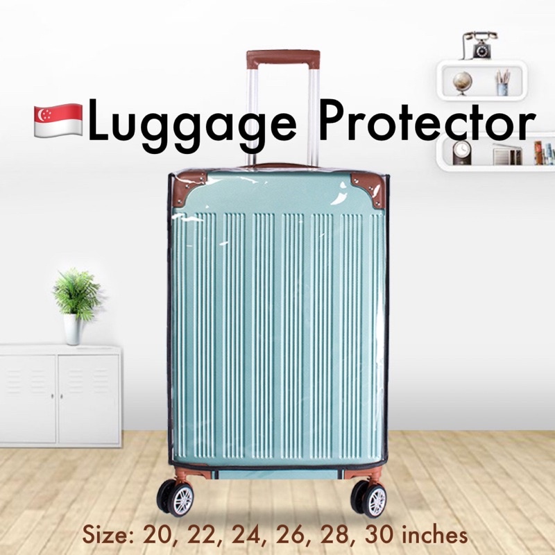 🇸🇬 Luggage Protector Cover Waterproof Travel Suitcase Cover Shopee