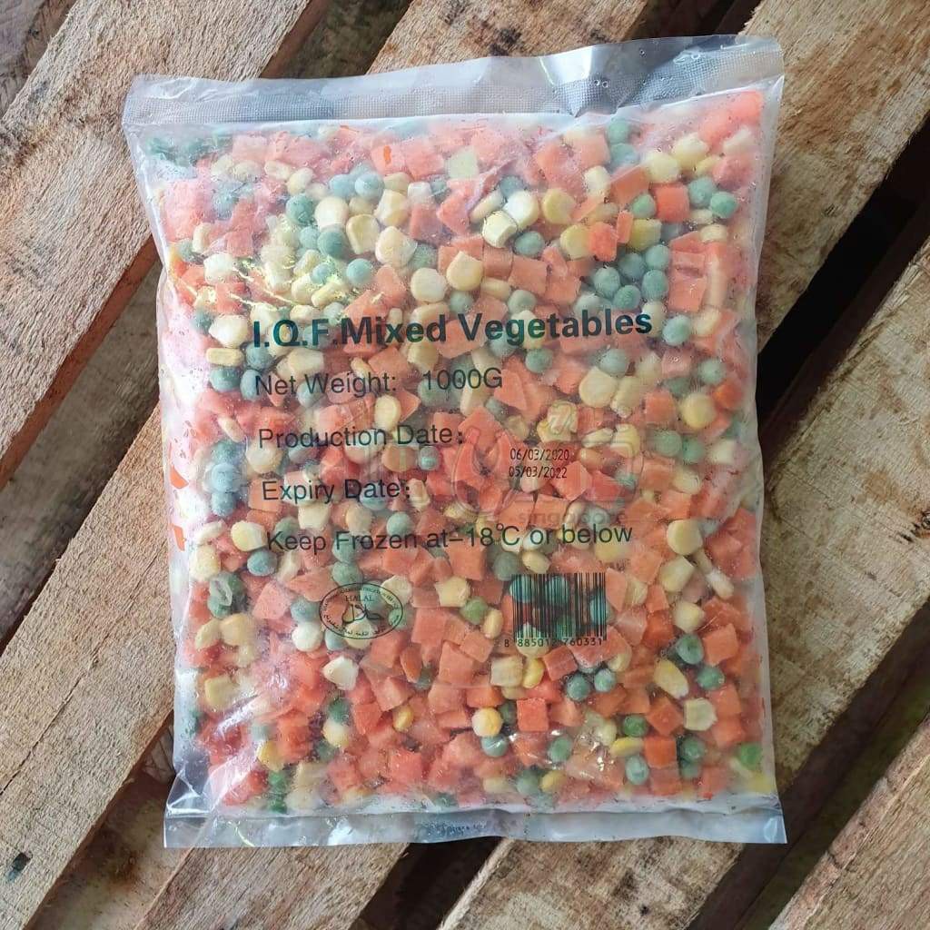 Frozen Mixed Vegetables (1kg) Shopee Singapore
