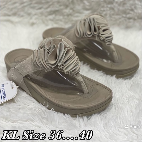 Women's fitflop Shoes Healthy Slippers Comfortable Feet. Shopee Singapore