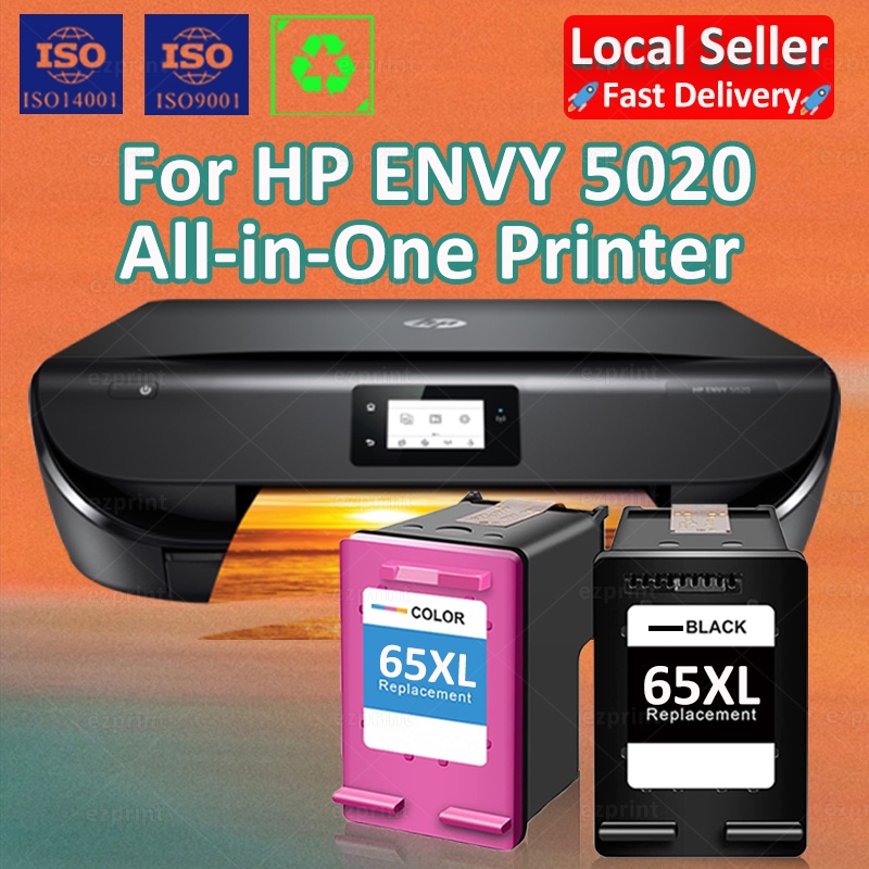 Compatible 65 Ink cartridge for HP ENVY 5020 AllinOne Printer Ink