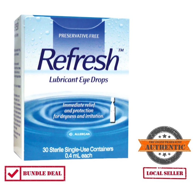Refresh Plus / Refresh Eye drop 0.4ml 30s Provides relief of burning