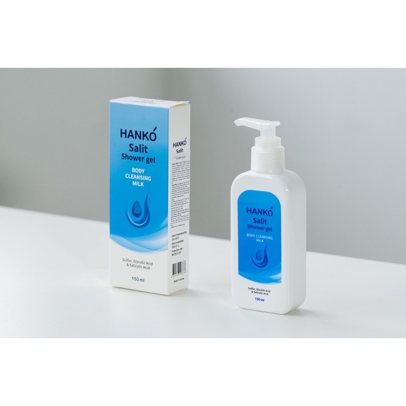 Genuine HANKO SALIT Shower Gel Reduces Folliculitis, Acne, Skin Fungus