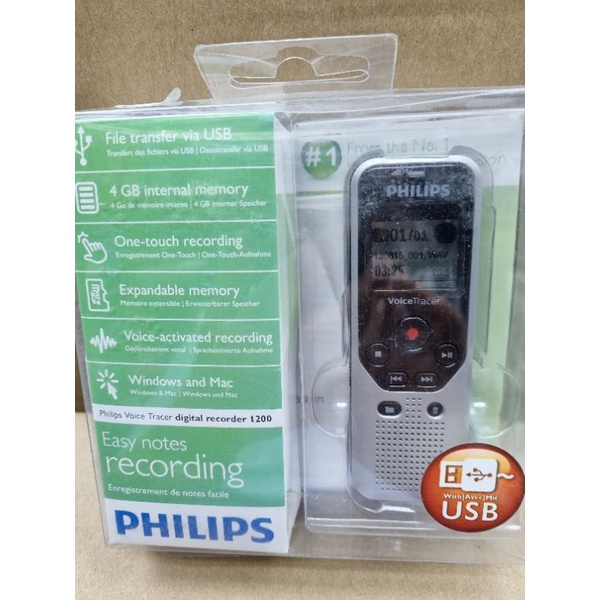 PHILIPS DIGITAL VOICE RECORDER | Shopee Singapore