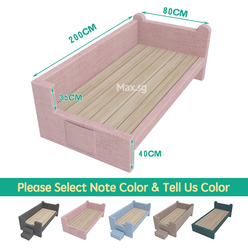 WSW Children Bed Crib Toddler Bed Crib With Guardrail Crib Frame Crib