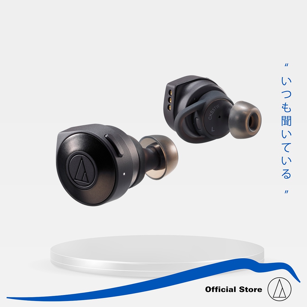 AudioTechnica ATHCKS5TW Solid Bass True Wireless InEar Headphone Shopee Singapore