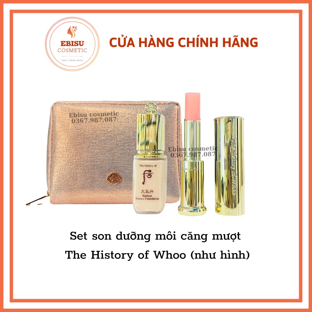 The History of Whoo Smooth Lip Balm Set (With Wallet As Shown) Shopee
