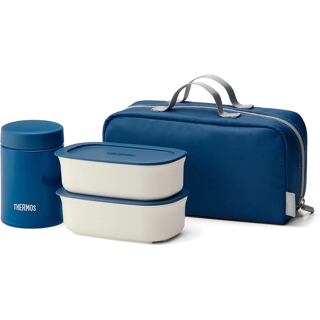 Thermos lunch box Vacuum Insulated Soup Lunch Set Navy JEA800 NVY Shopee Singapore