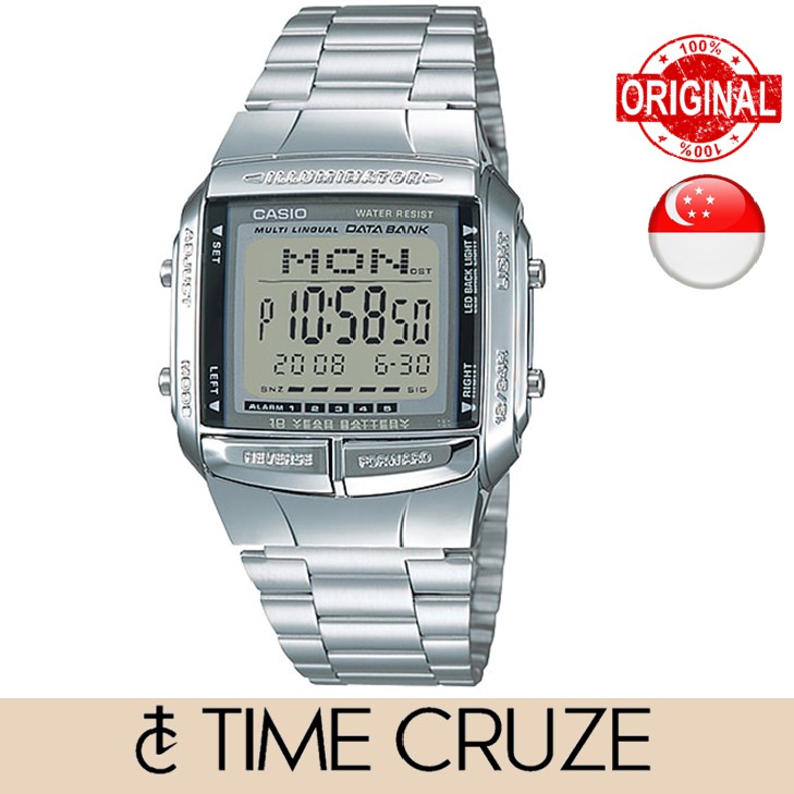 [Time Cruze] Casio DB36 Digital Data Bank Dual Time Adjustable