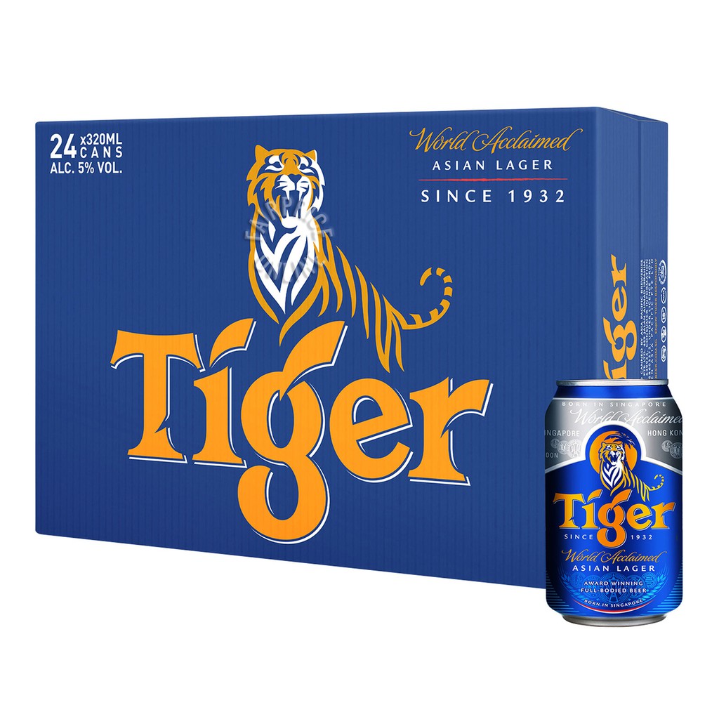 Tiger Beer 24x320ml x 5ctns bundle Shopee Singapore