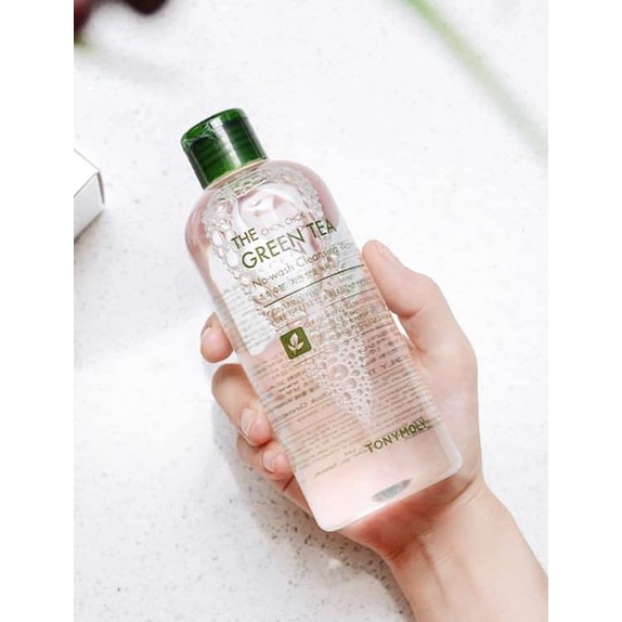 Tonymoly The Chok Green Tea Cleansing Water 500ml Shopee Singapore