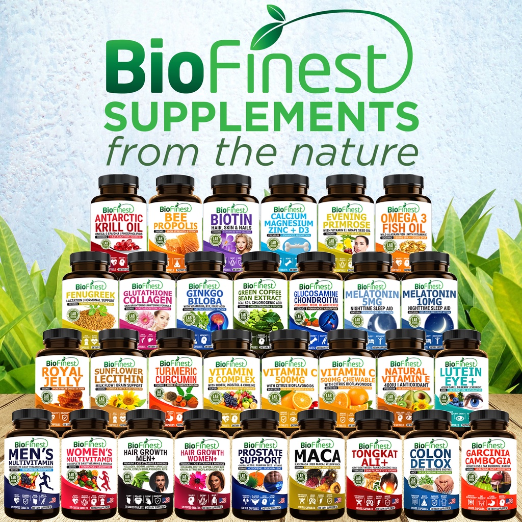 Biofinest Supplement Vitamin B C E Biotin Calcium Magnesium Zinc
