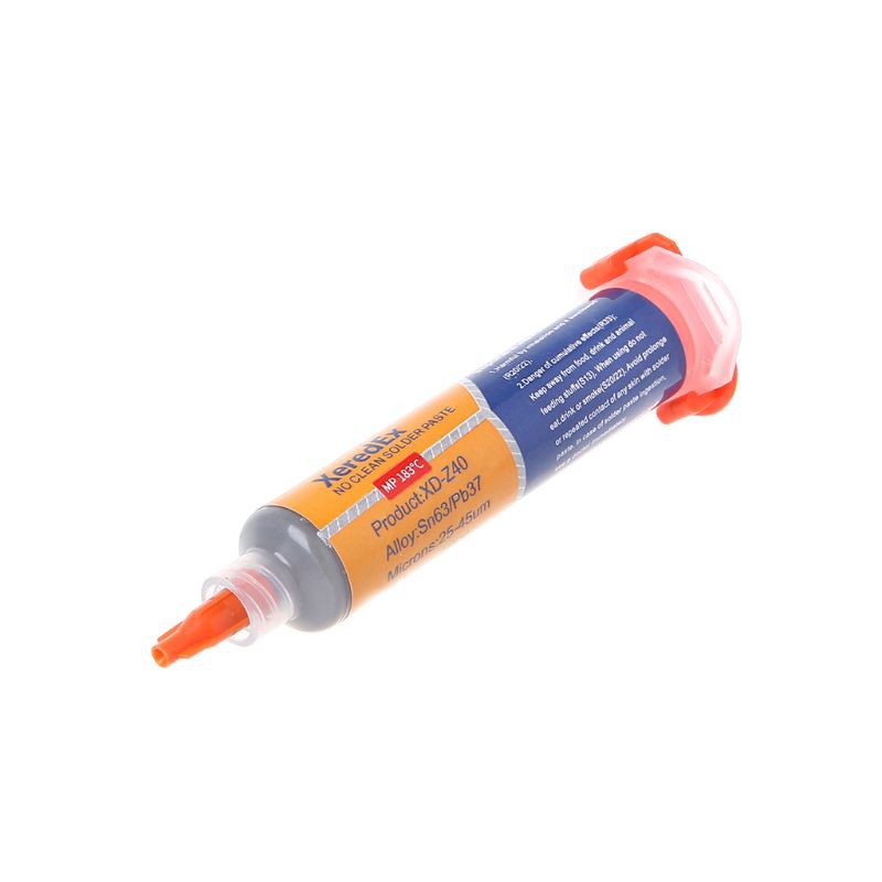 XDZ40 Syringe Tube Solder Paste Flux With Lead Rework Reflow SMT