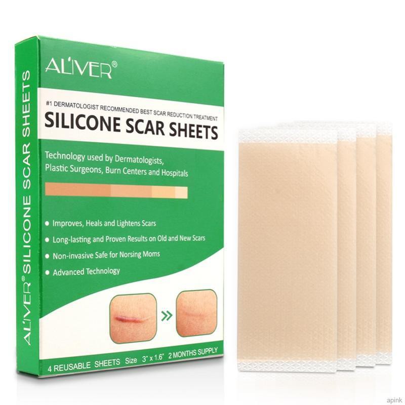 [Apink] 4Pcs/box Silicone Scar Sheets CSection Surgery Burn Keloid