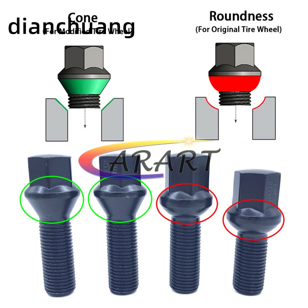 M14x1.5 Black Car Tire Wheel Locking Lug Bolt Nut Steel For BMW X3 X5