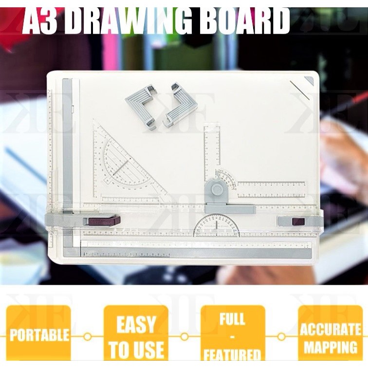 Technical Drawing Board A3 size FULL SET [READY STOCK] Shopee Singapore