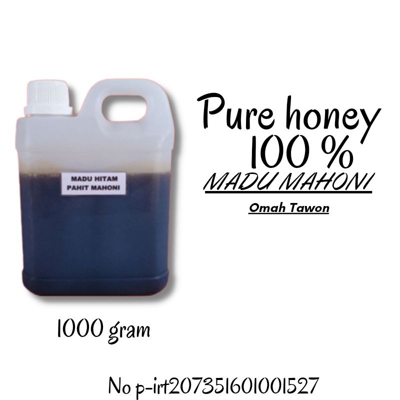 Mahogany Bitter Honey 1kg Shopee Singapore