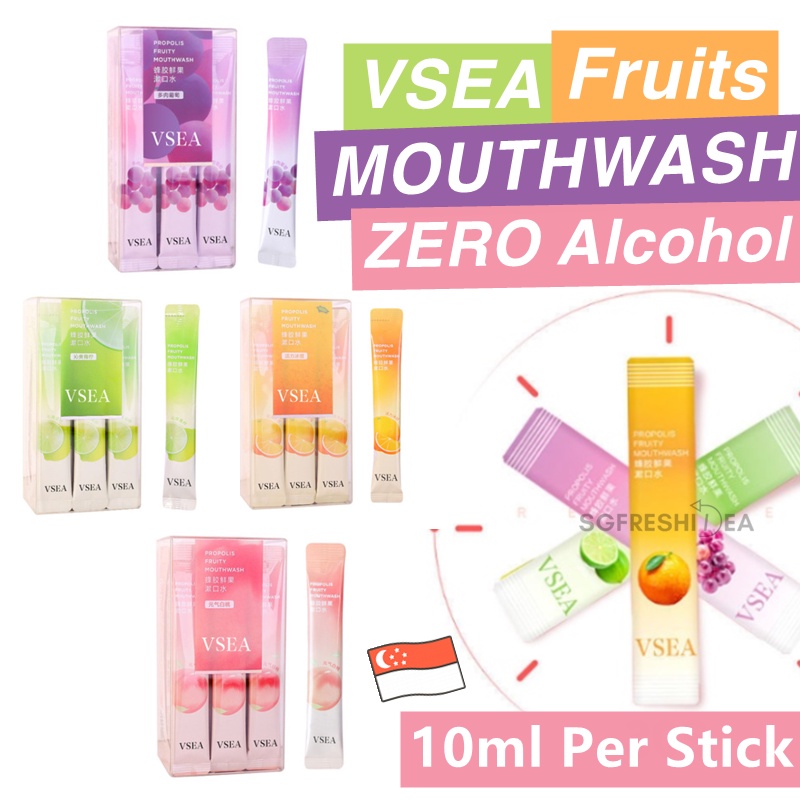 VSEA Portable Mouthwash Stick Travel Sachet Mouth Wash Spray Gargle Breath Freshener Bad Breath