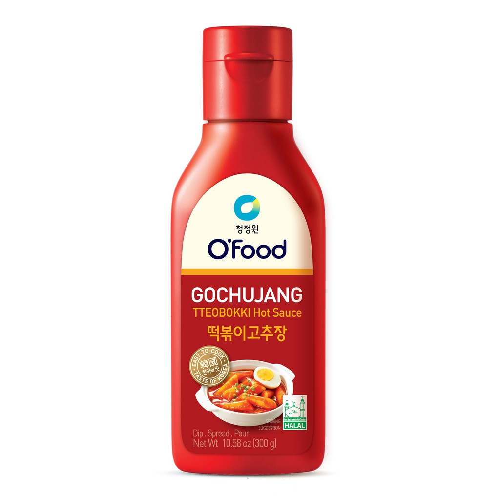 O`food Halal Topokki Hot Sauce 300g 오푸드 할랄 떡볶이 소스 Shopee Singapore