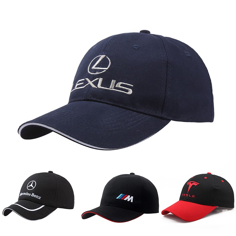 Racing Baseball Cap Car Logo Car Cap Advertising Visor Cap Shopee Singapore