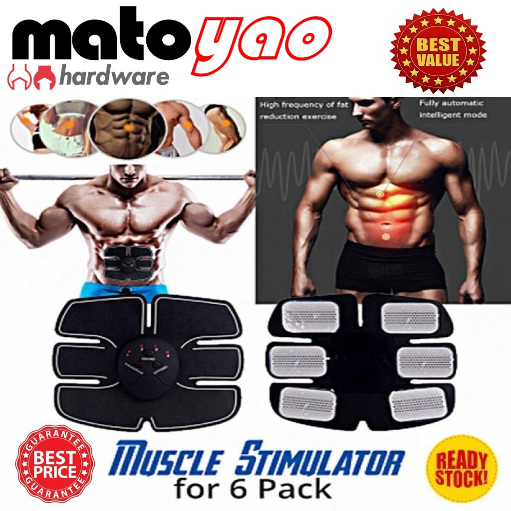 6 Pack EMS Six Pack Body Muscle Stimulation Smart EMS Abdomen Toning