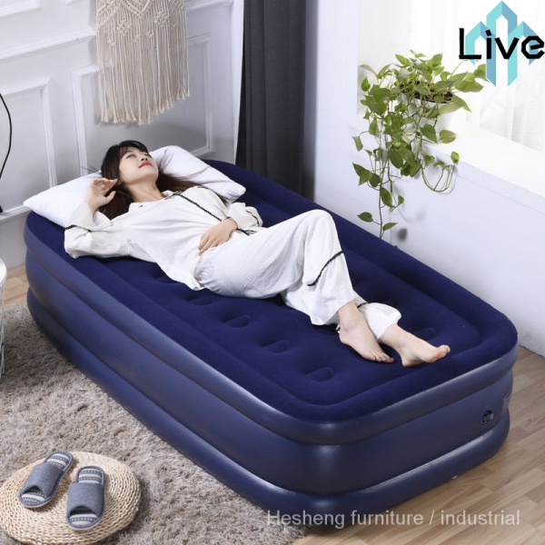 Inflatable Bed HighGrade DoubleLayer Thickened Air Cushion Single