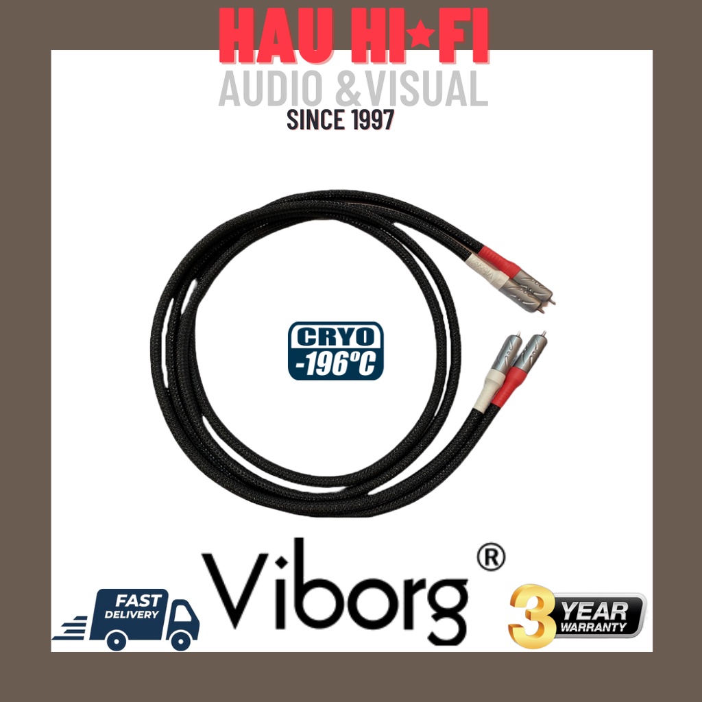 VA803 HighEnd RCA Cable (Pure Solid Silver)Premium HiFi Audio