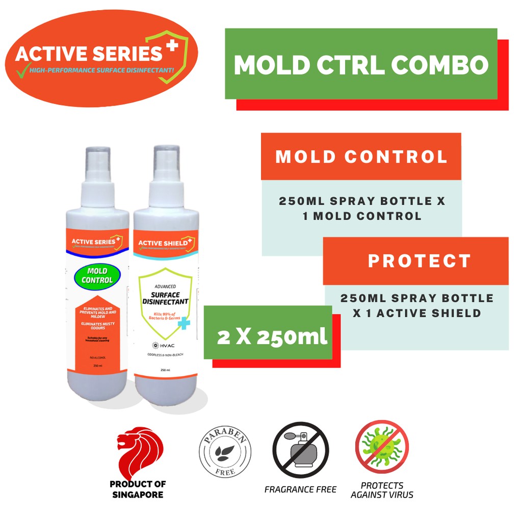 Active Mold Control Spray ComboMold Remover (concrete walls, ceilings