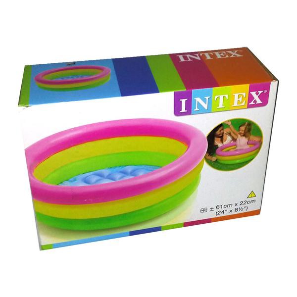 Intex Children's Rubber Swimming Pool 61cm Shopee Singapore