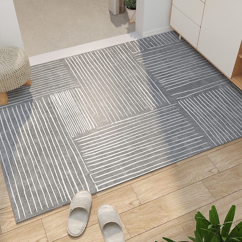 [BH] Japan Plain Floor Mat Anti Slip 4mm Thin Pvc Soft Door Mat