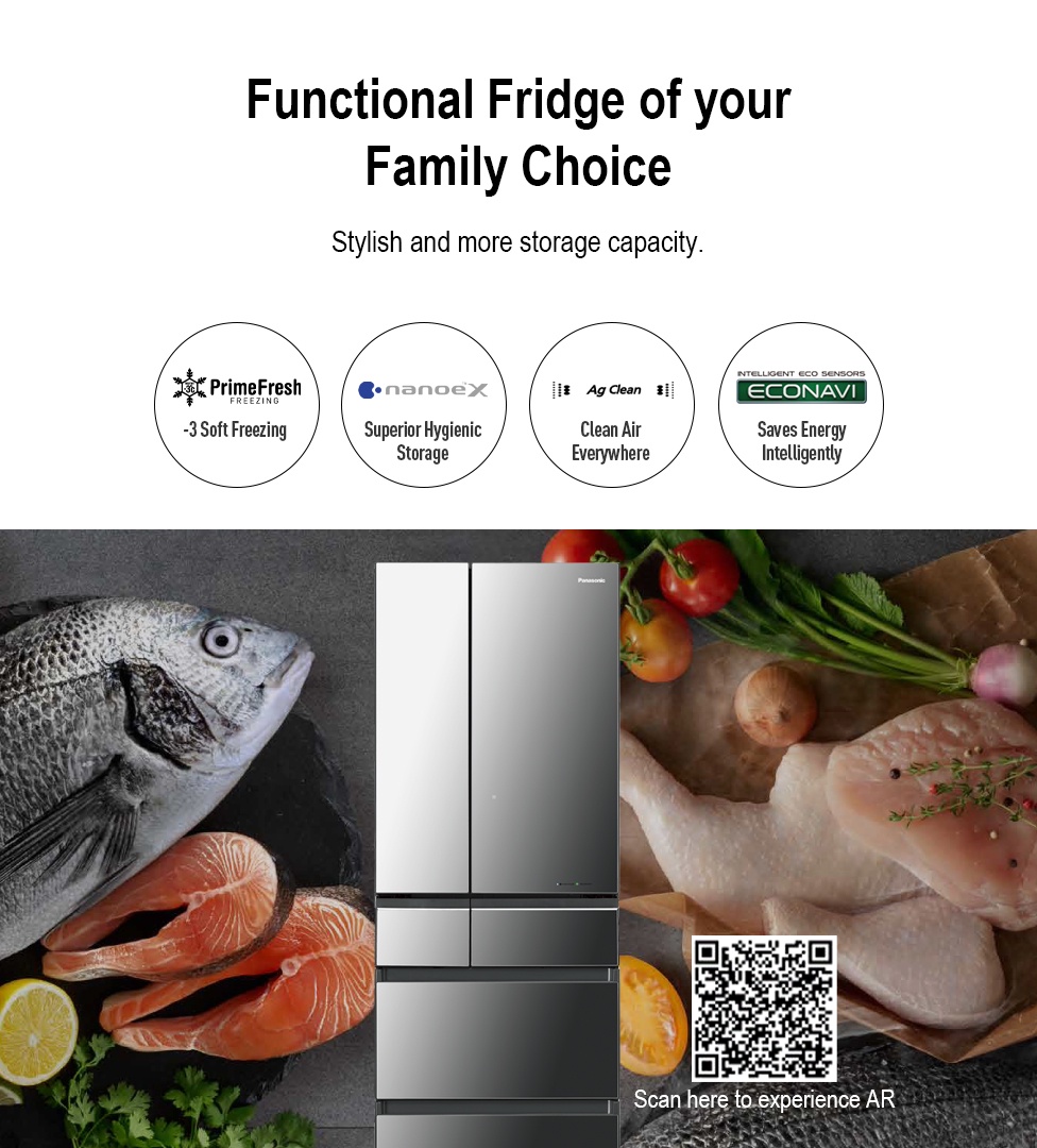 Panasonic Premium MIJ 6Door Refrigerator NRF603GTSS Shopee Singapore