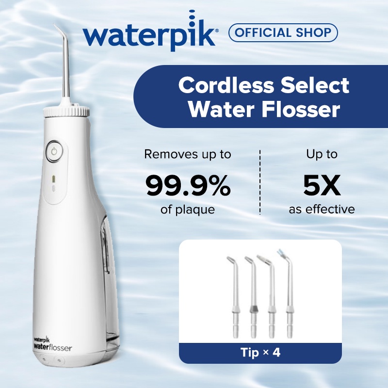 Waterpik WF10 Rechargeable Cordless Water Flosser (Oral irrigator Dental Waterproof Teeth