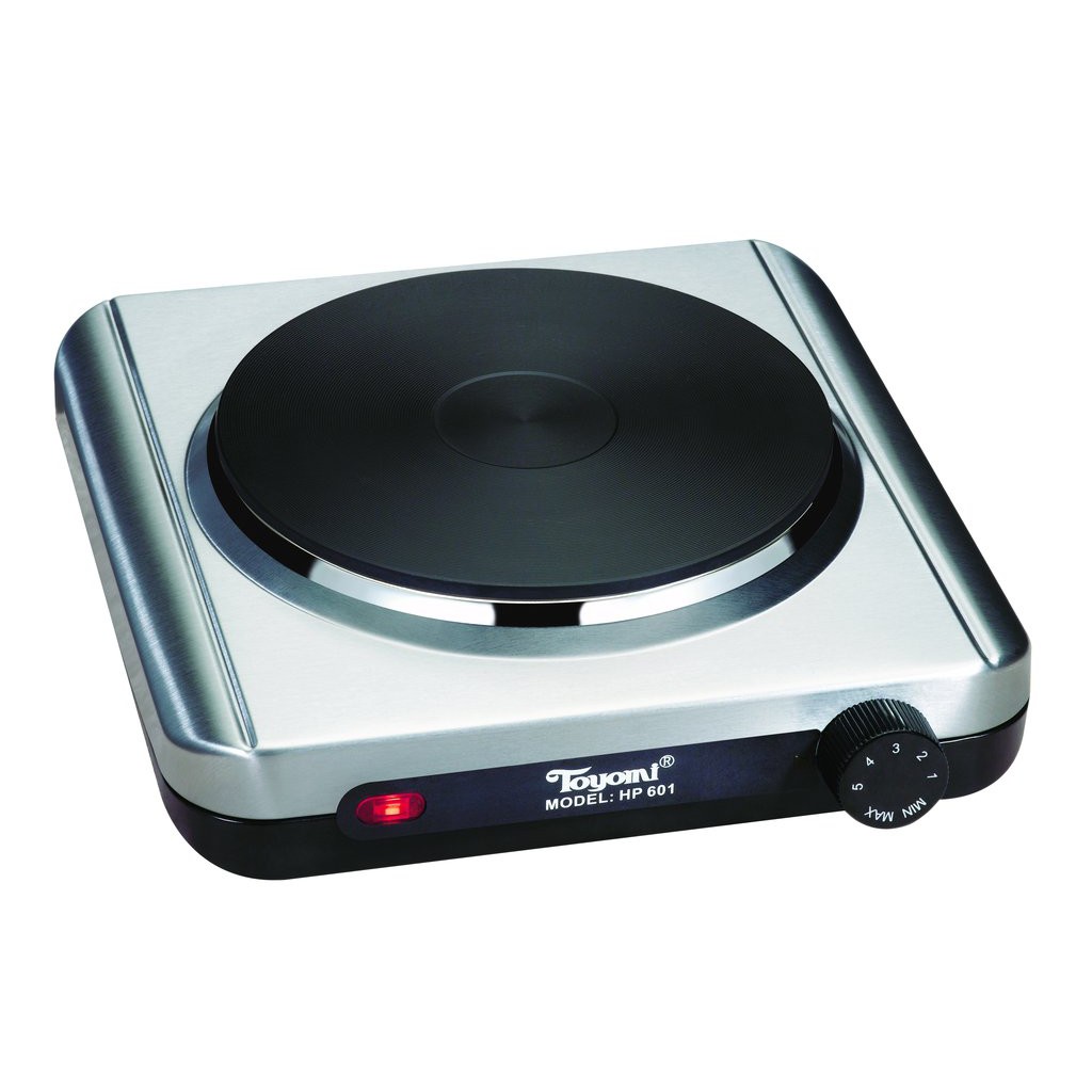 Toyomi Electric Single/ Double Hot Plate with Stainless Steel Body [HP 601/ HP 602] Shopee