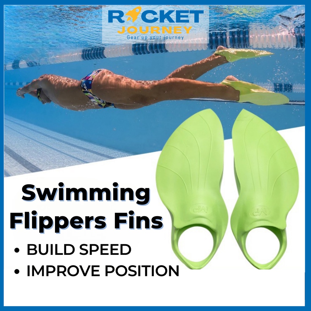 MP Michael Phelps Swimming Flippers Fins Snorkeling Short Flippers