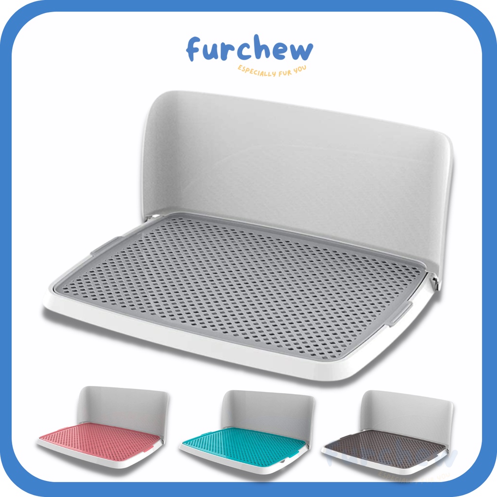 [SG] Pet Training Pee Tray with Foldable Wall Cover Potty Training