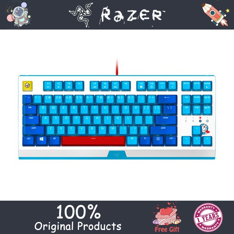 Razer Doraemon 50th anniversary limited mechanical keyboard, backlit