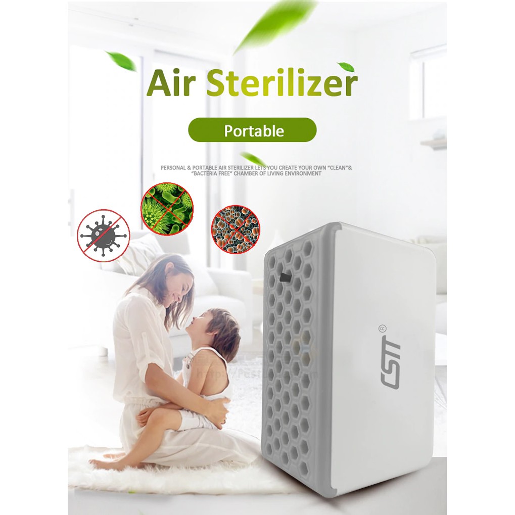 Plasma Positive + Negative Ions Air Purifier Ionizer Kill Airborne And