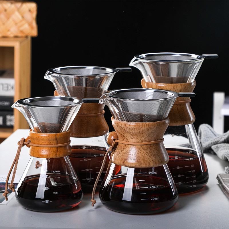 Singapore Glass Manual Pour Over Coffee Maker with Filter Shopee Singapore