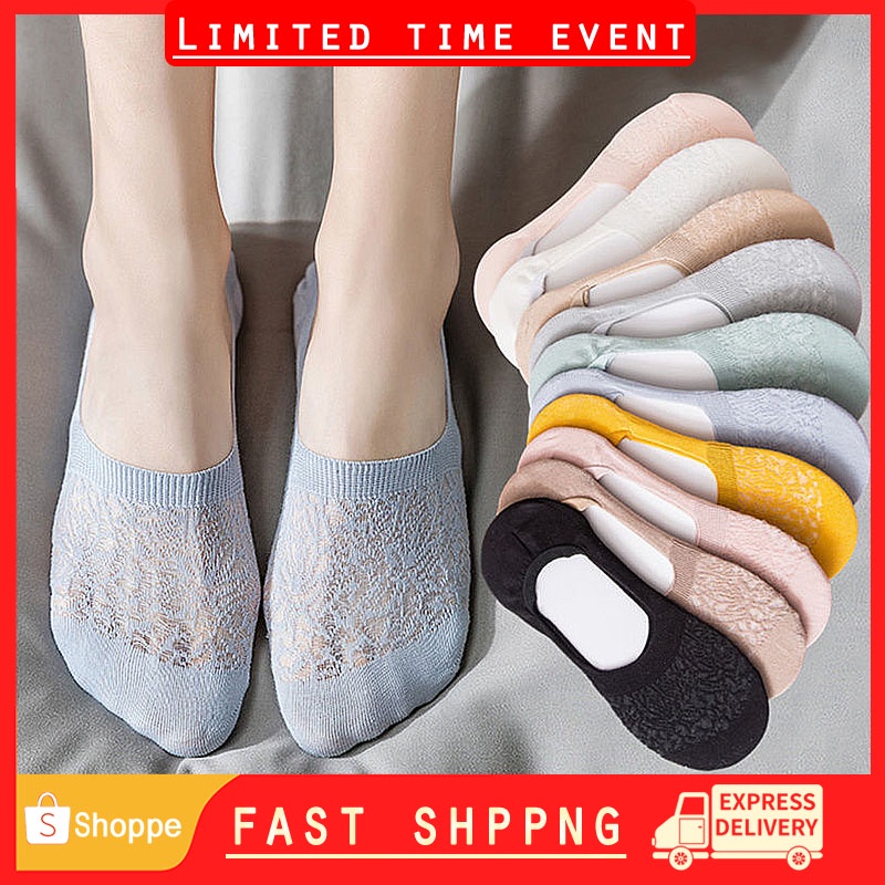 Socks High Quality Women's Invisible Breathable Ankle Socks Cute Cotton