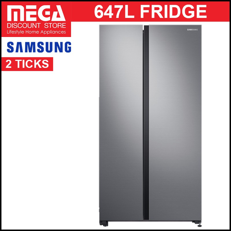 SAMSUNG RS62R5004M9 647L SPACEMAX SIDEBYSIDE DOOR FRIDGE (2 TICKS) Shopee Singapore