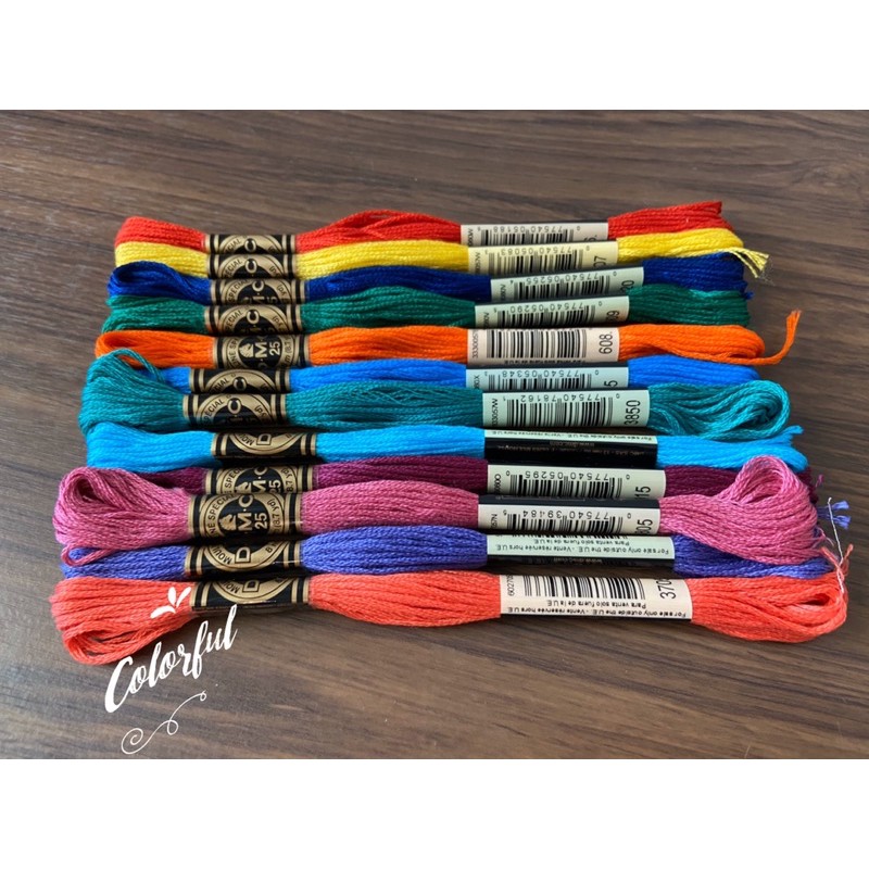 Dmc Embroidery Floss Number 25 Real France (Set Of 12 Hearts) Shopee