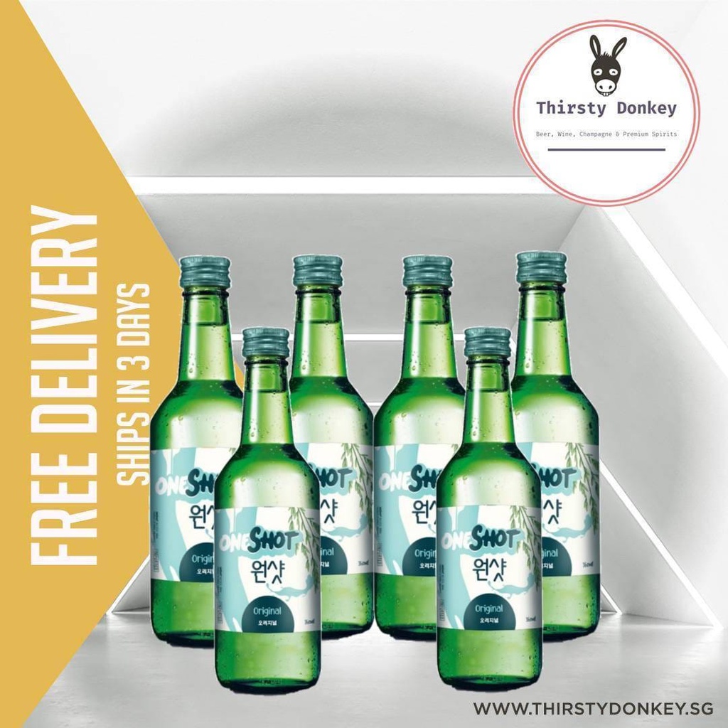 ONESHOT Original Soju (6 bottles x 360ml) Shopee Singapore