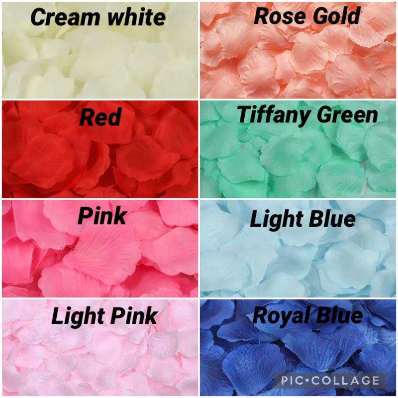 (SG seller) Artificial flower / fake rose petals(100pcs in separated
