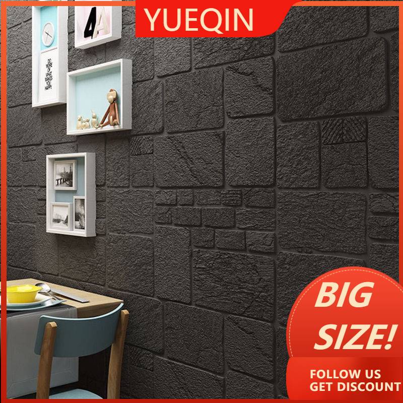 Ready Stock! 70x70 Creative WATERPROOF 3D XPE Wall Stickers Home Decor